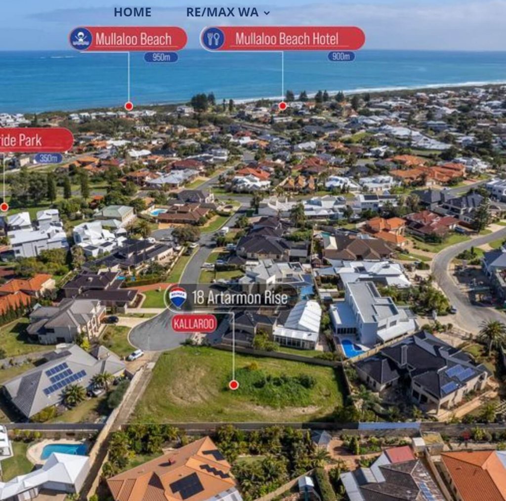 vacant land for sale near Perth beaches.