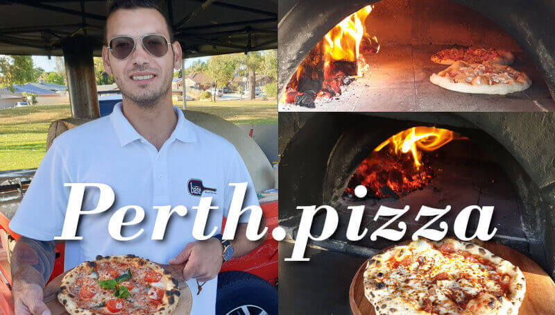 Wood fired pizza truck for the best corporate food catering services in Perth.